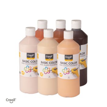 Creall Poster Paint 500ml - World of Colour (Set of 6)
