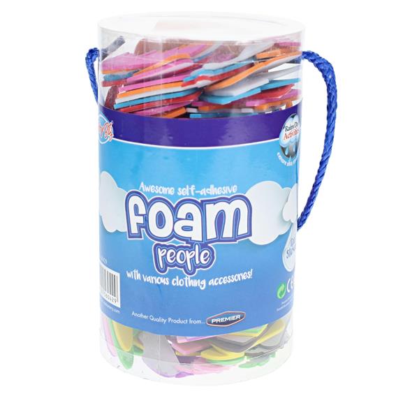Foam People (15 approx) with clothes to add - self adhesive - Image 2