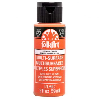 "Folk Art" Multi Surface Acrylic 59ml - Pure Orange (2903)