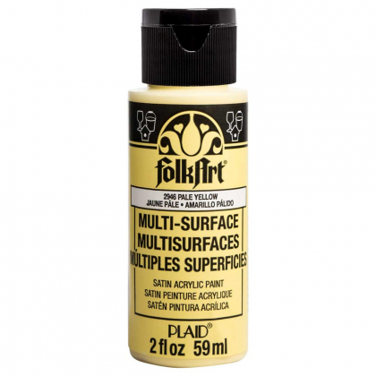 "Folk Art" Multi Surface Acrylic 59ml - Pale Yellow (2946)