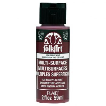 "Folk Art" Multi Surface Acrylic 59ml - Berry Wine (2941)
