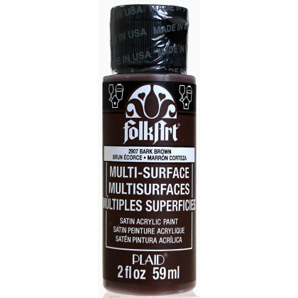"Folk Art" Multi Surface Acrylic 59ml - Bark Brown (2907)