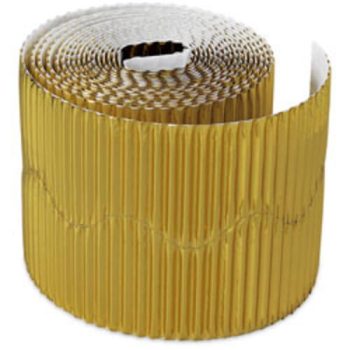 "Bordette" Corrugated Border - Metallic Gold