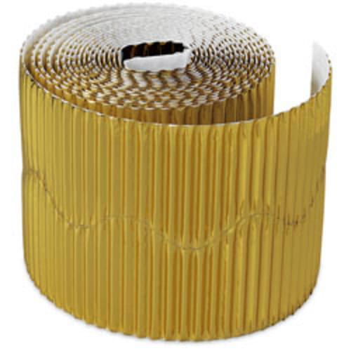 "Bordette" Corrugated Border - Metallic Gold