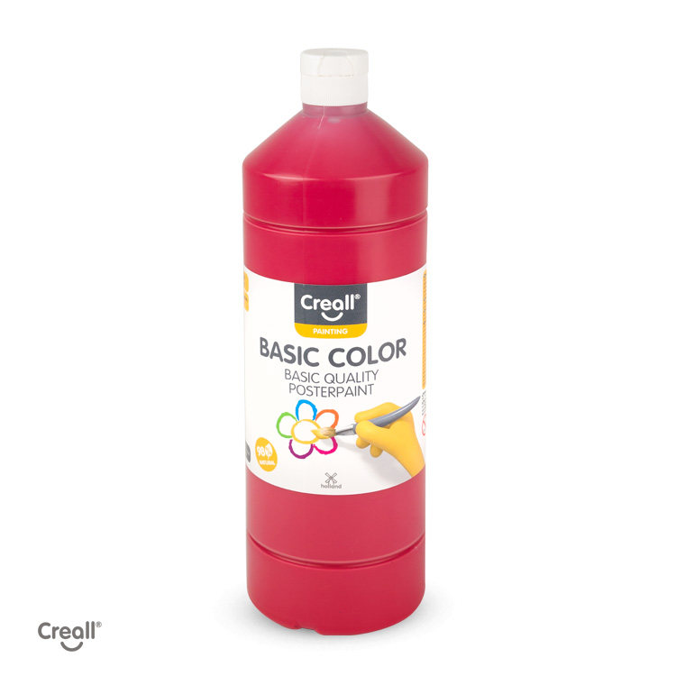 Creall Poster Paint 1000ml - Dark Red