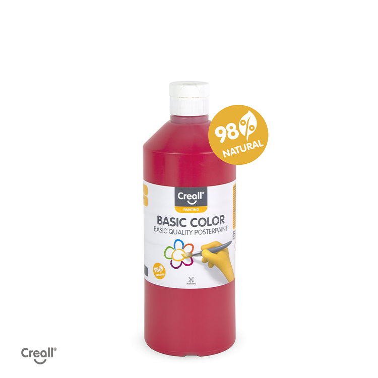 Creall Poster Paint 500ml - Dark Red