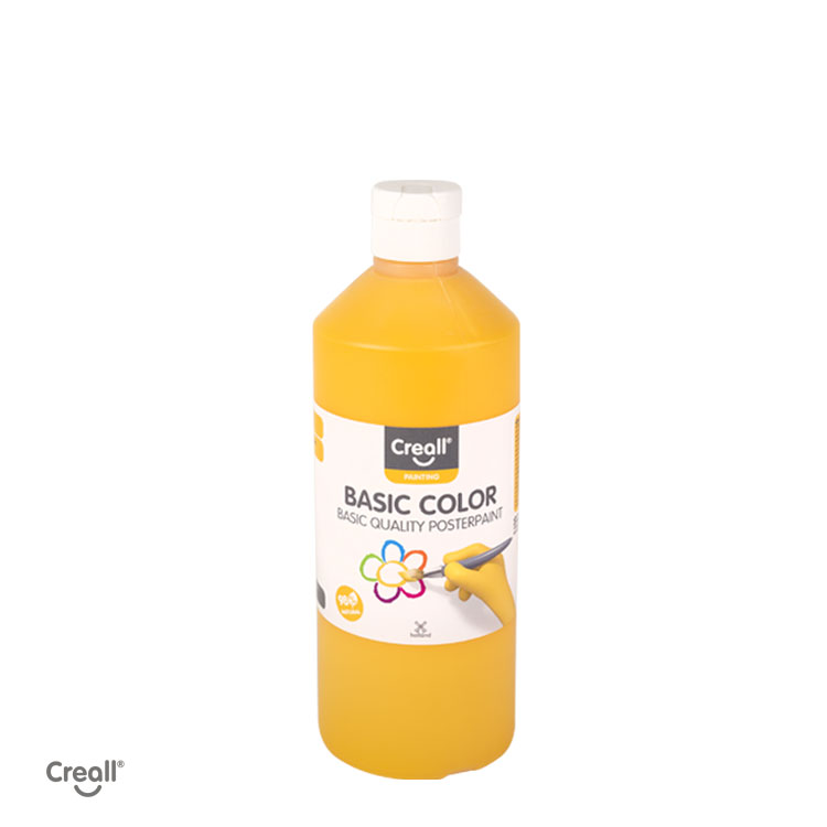Creall Poster Paint 500ml - Dark Yellow