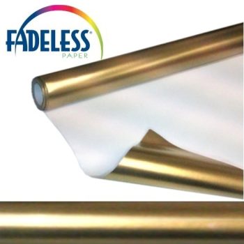 Fadeless Paper Rolls - 1.22m x 3.60m - Metallic Gold