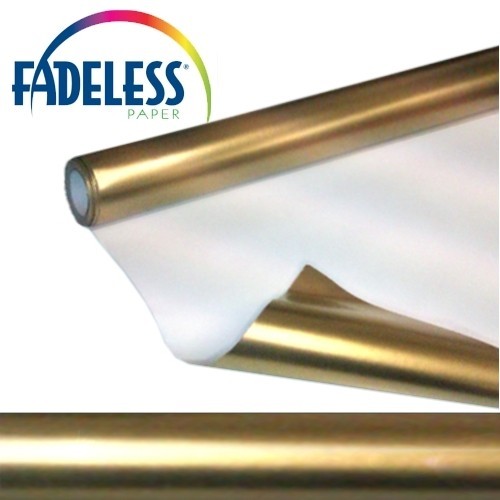 Fadeless Paper Rolls - 1.22m x 3.60m - Metallic Gold