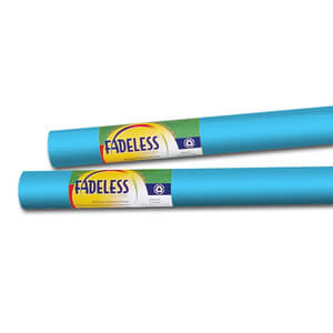 Fadeless Paper Rolls - 1.22m x 3.60m - Azure Blue