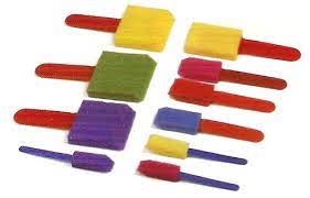 Sponge Paint Dabbers - Set of 10 asstd sizes