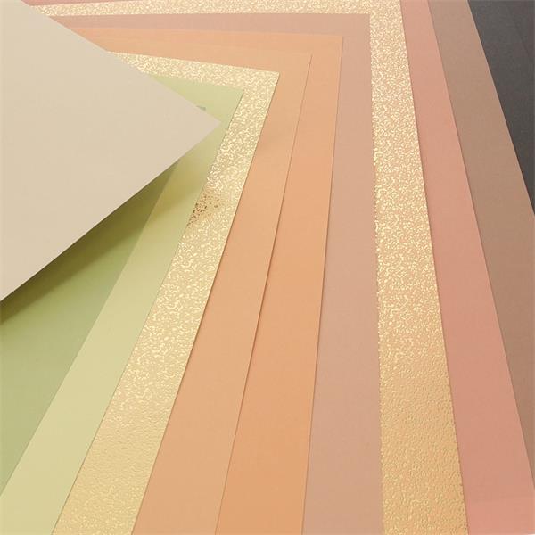 A4 Card Pad - Shades of Gold (24 sheets 180g) - Image 2
