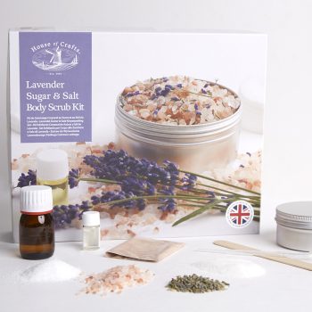 Lavender, Sugar & Salt Body Scrub Kit