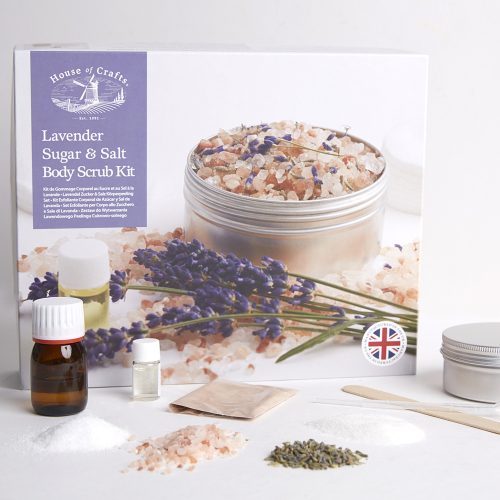 Lavender, Sugar & Salt Body Scrub Kit
