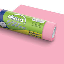 E. Fadeless Paper Roll EXTRA LONG - 1.22m x 15m - Candy Pink