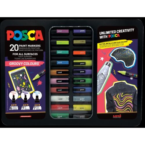 POSCA Limited Edition GROOVY Pack - 20 pen set