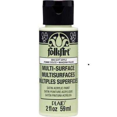"Folk Art" Multi Surface Acrylic 59ml - Soft Apple 2949
