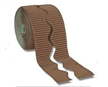 "Bordette" Corrugated Border - Brown