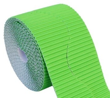 "Bordette" Corrugated Border - Nile Green